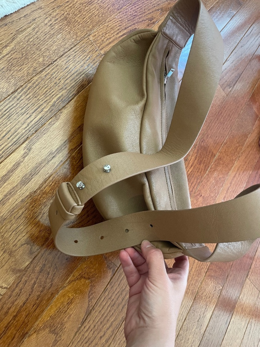 Cos swing crossbody bag-tan